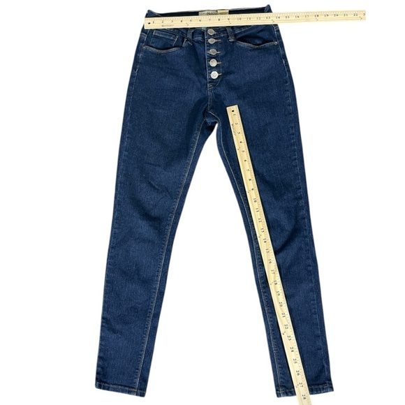Hybrid & Company High-Rise Skinny Button-Fly Jeans Size 7 - Picture 7 of 7